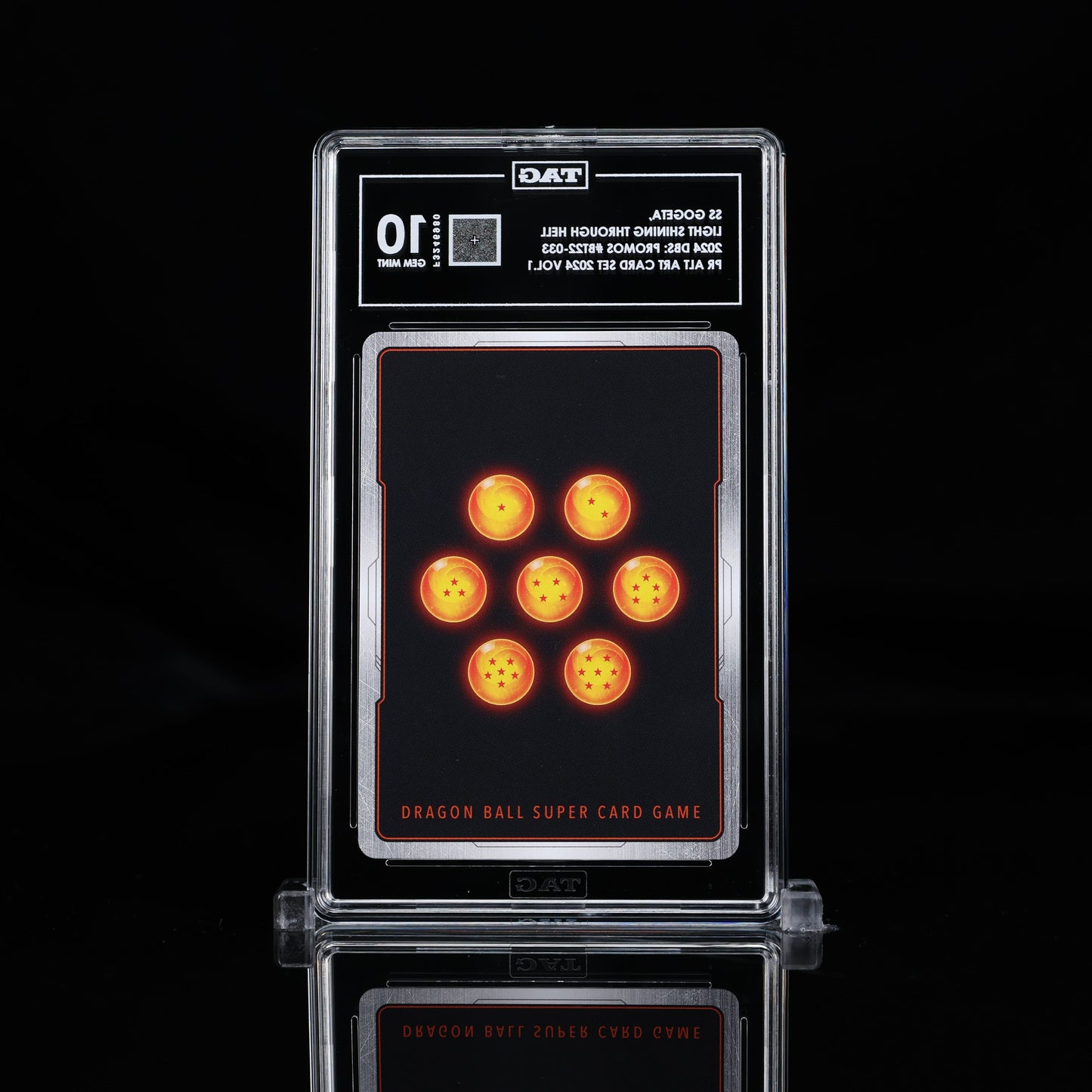 SS Gogeta, Light Shining Through Hell Alt Art PROMO BT22-033 TAG 10 GEM MINT