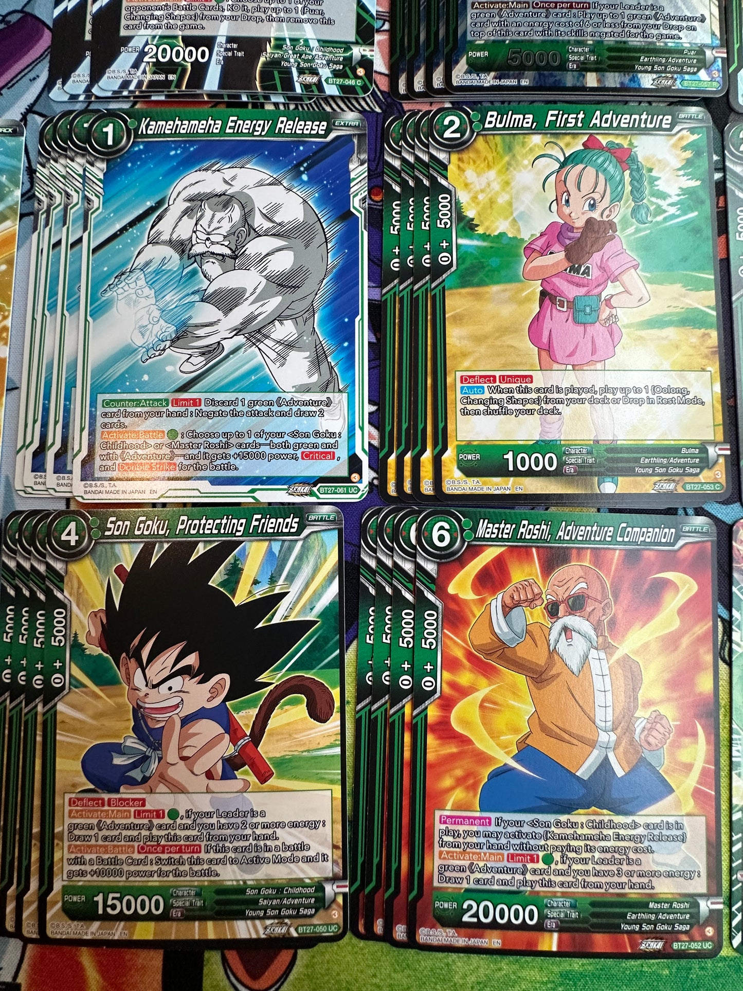 Son Goku & Bulma, First Encounter Deck Core C/UC/R BT27 History of Z