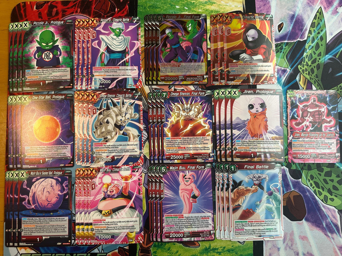 Jiren, Warrior Standing Up for Justice Deck Core C/UC/R BT27 History of Z