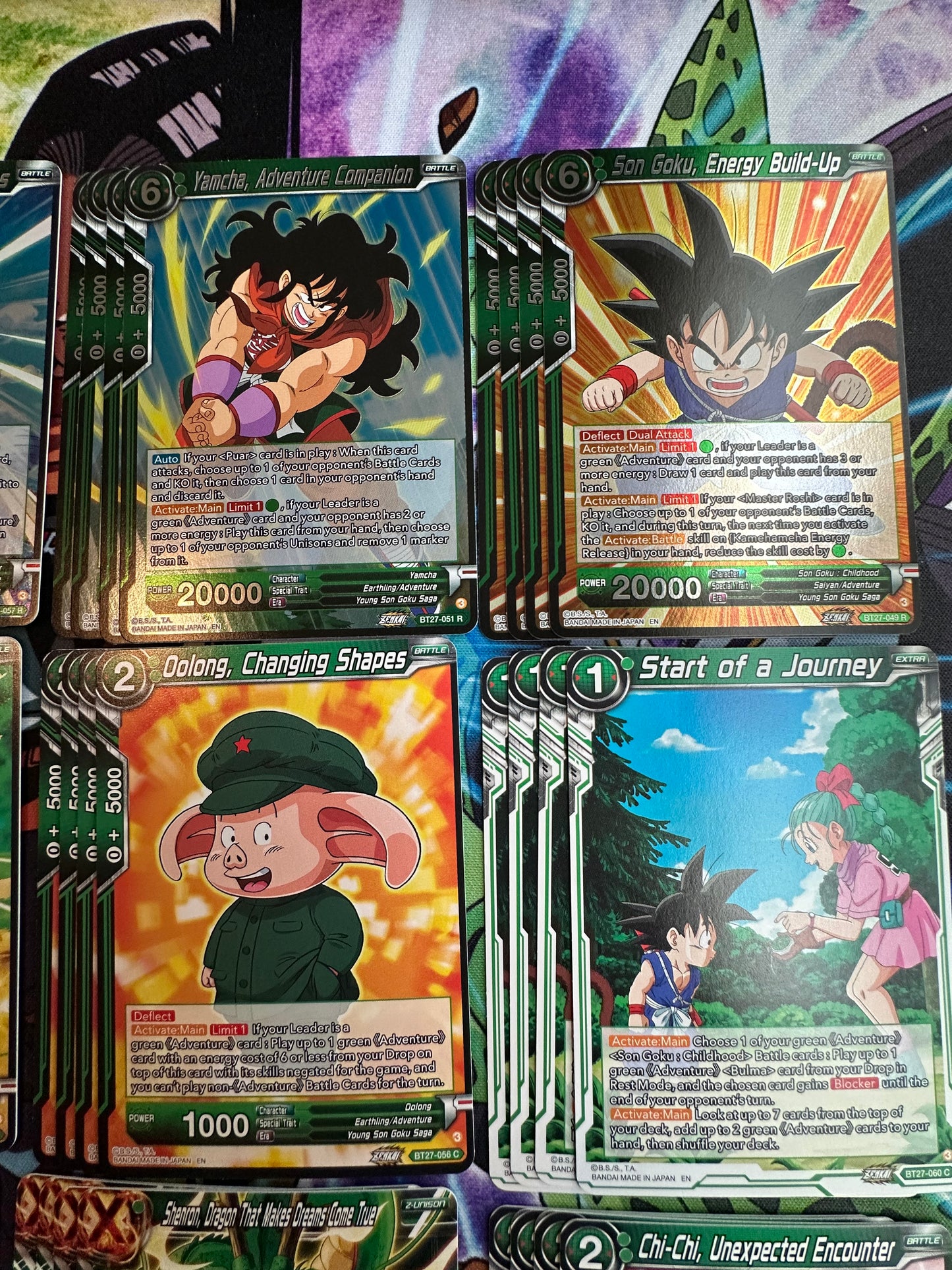 Son Goku & Bulma, First Encounter Deck Core C/UC/R BT27 History of Z