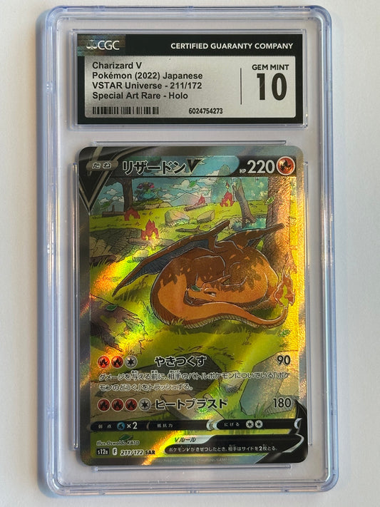 CGC 10 Charizard V 211/172