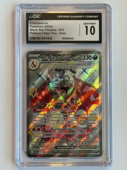 CGC 10 Charizard ex 074