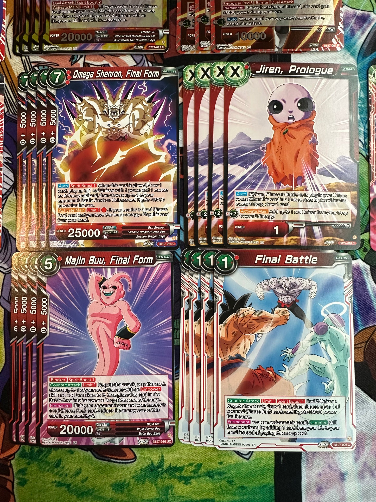 Jiren, Warrior Standing Up for Justice Deck Core C/UC/R BT27 History of Z