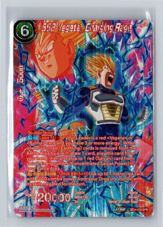 SS2 Vegeta, Charging Rage (SPR) - Beyond Generations BT24-013