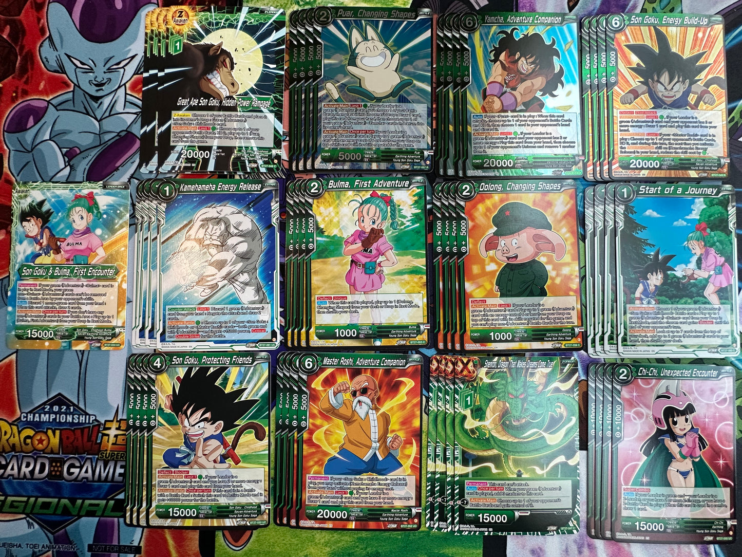 Son Goku & Bulma, First Encounter Deck Core C/UC/R BT27 History of Z