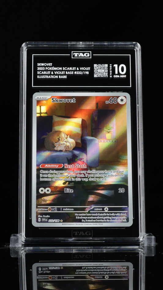 TAG 10 GEM MINT Skwovet 222/198