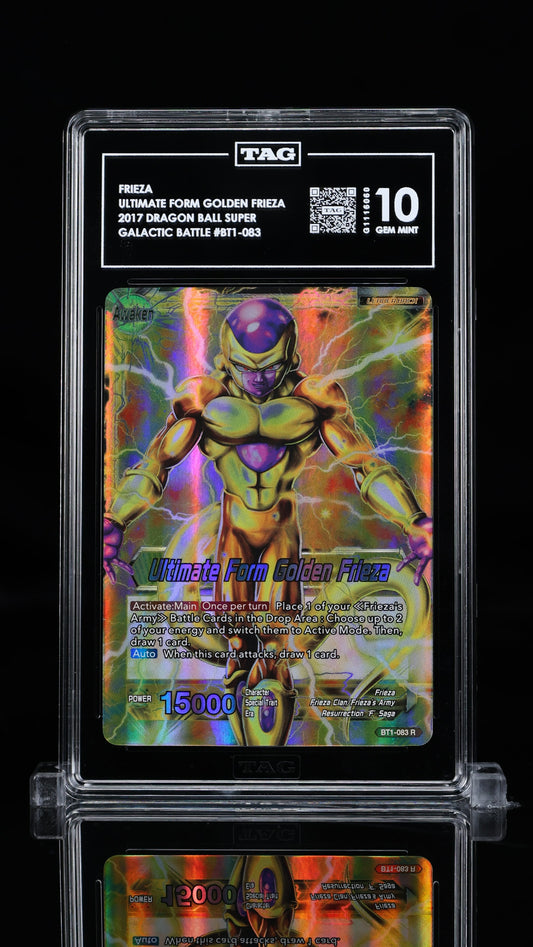 Ultimate Form Golden Frieza BT1-083 TAG 10 GEM MINT