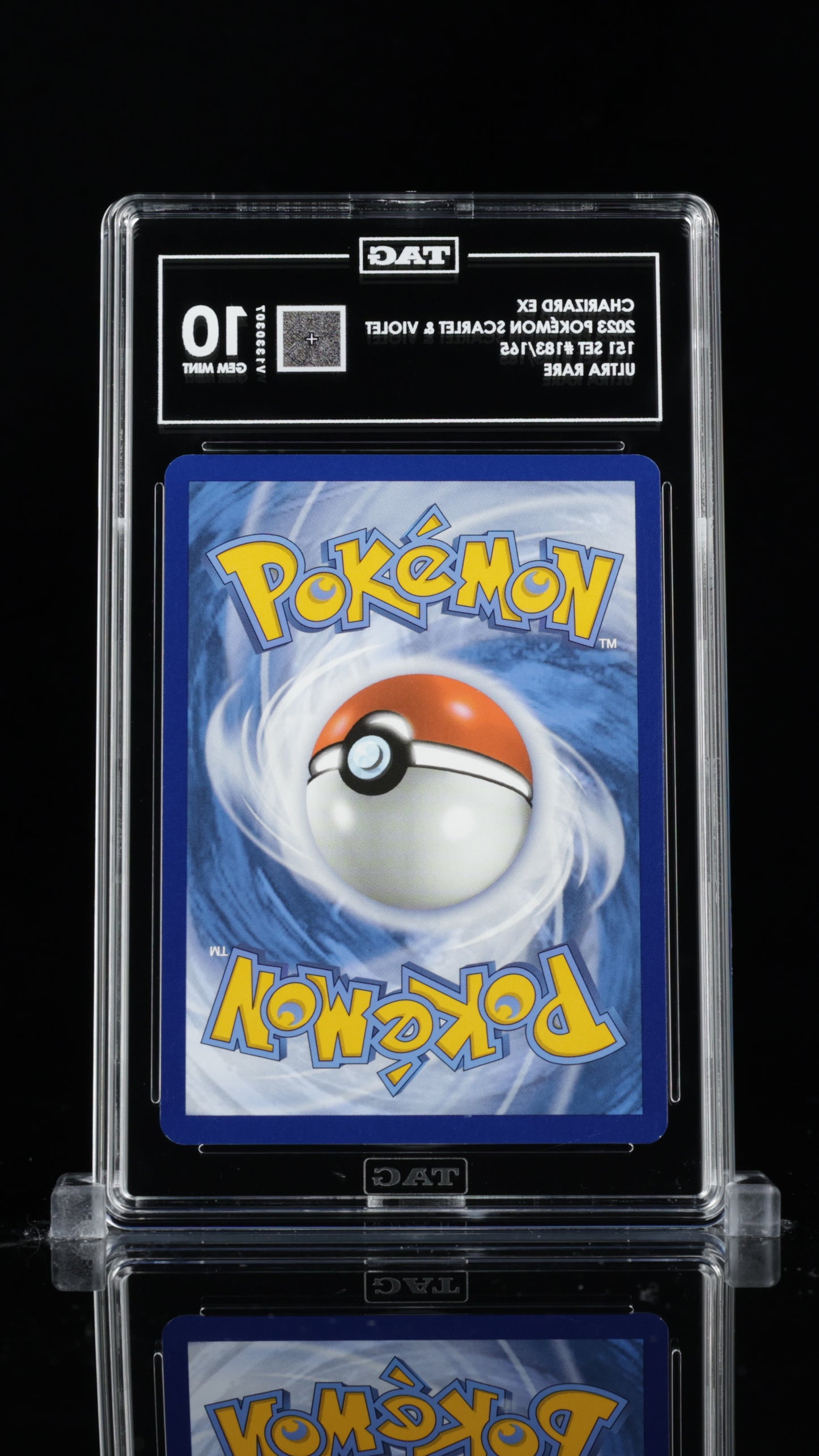 TAG 10 GEM MINT Charizard ex 183/165